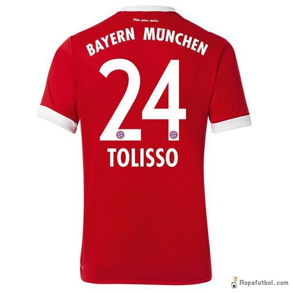 Camiseta Bayern de Múnich Replica Primera Ropa Tolisso 2017/18